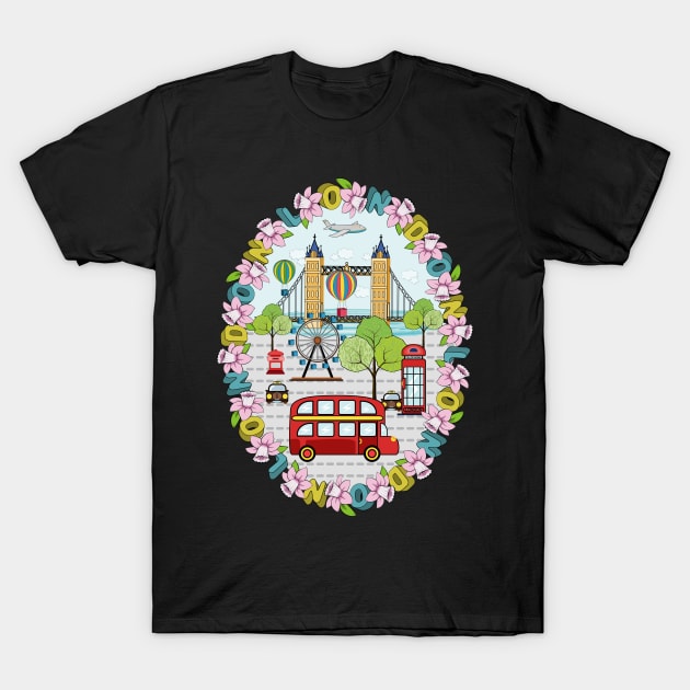 London T-Shirt by Designoholic